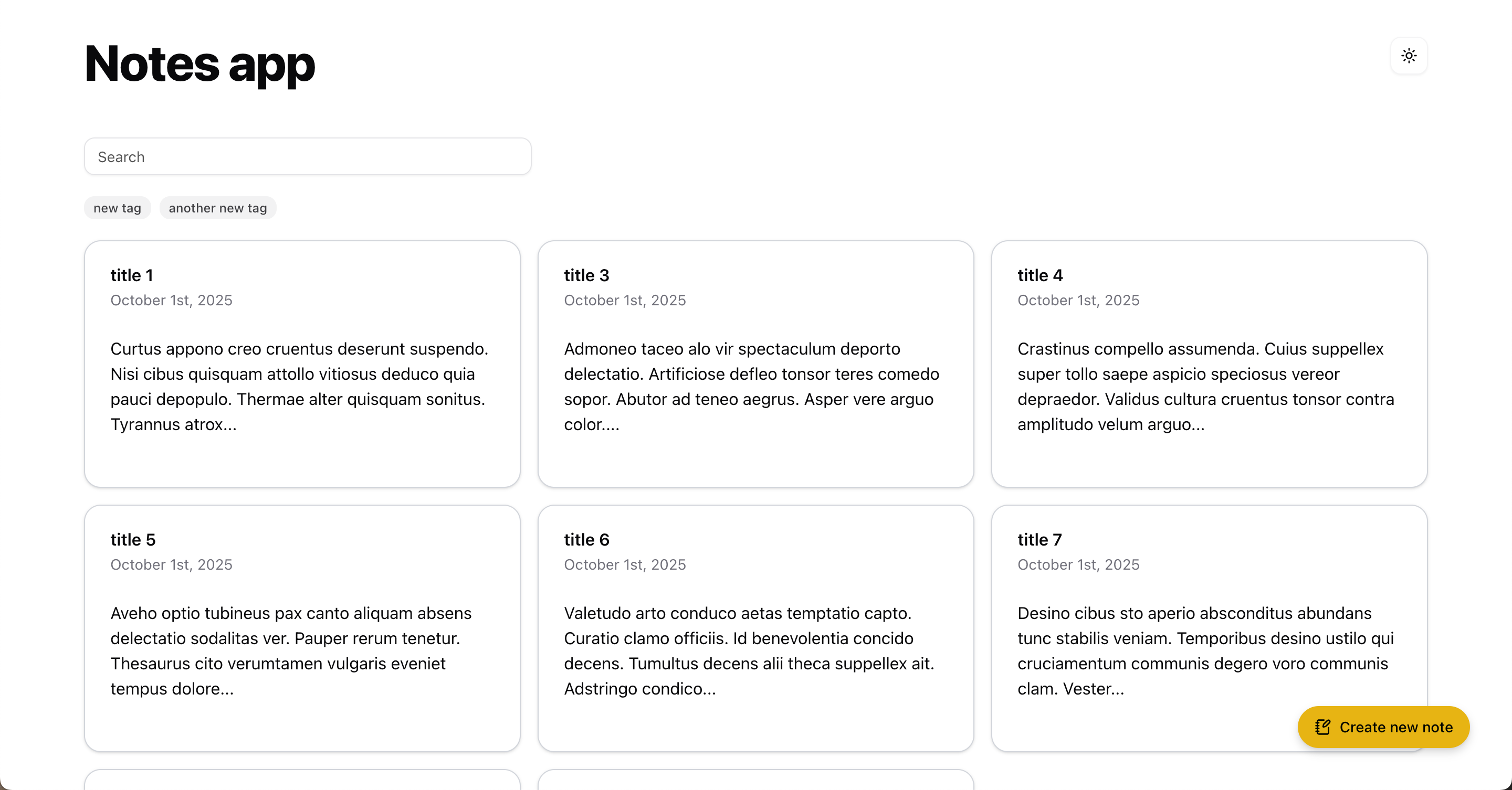 Notes App